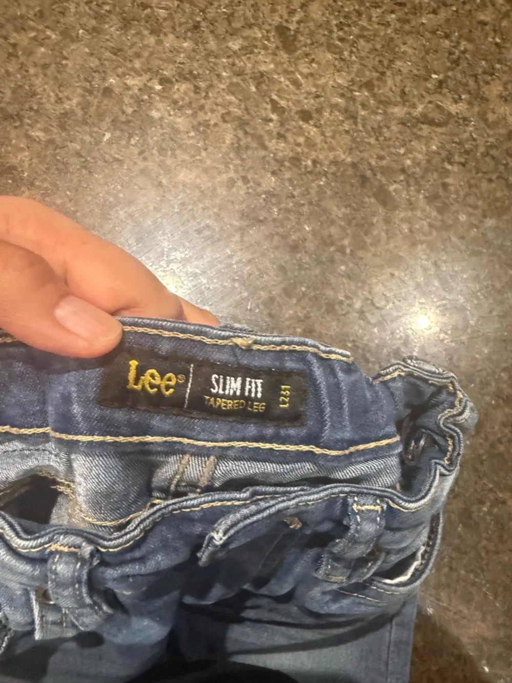 Lee Light Blue Denim Jeans Bundle - Straight Leg - Picture 3 of 4